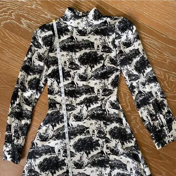 Reformation Maple Dress Elysian 100% Silk Size 0